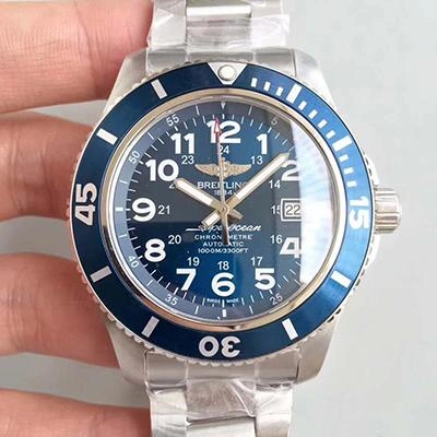 Breitling Superocean II A17392D7.BD68 GF Factory 1:1 Best Edition Replica Watch Swiss ETA2824 Blue Dial